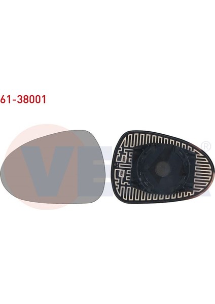 VEKA-61-38001 - Ayna Camı Sol Isıtmalı Seat Leon (1p1) 2005-2012