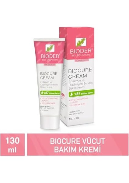 Bioder Bıocure Tüm Ciltler Için Tüy Azaltıcı Krem Yüz 310 ml (1 x 130 Ml)