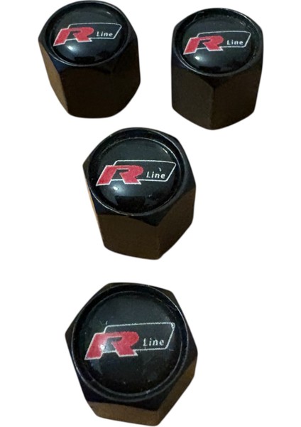 R Line Logo Metal Siyah Renk 4 Adet Sibop Kapak fiyatları