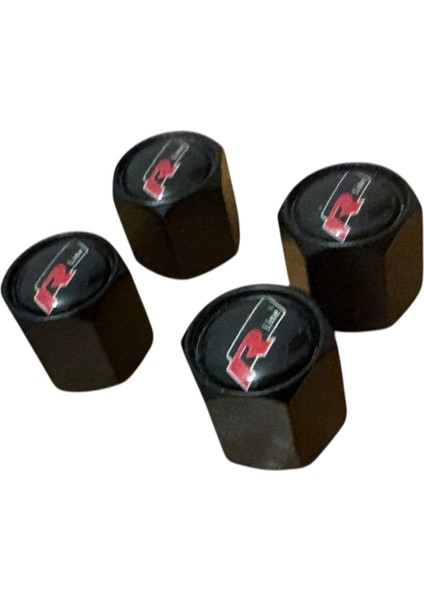 R Line Logo Metal Siyah Renk 4 Adet Sibop Kapak modelleri