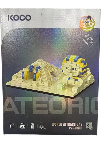 Koco 410 Parça Mısır Piramdi LEGO