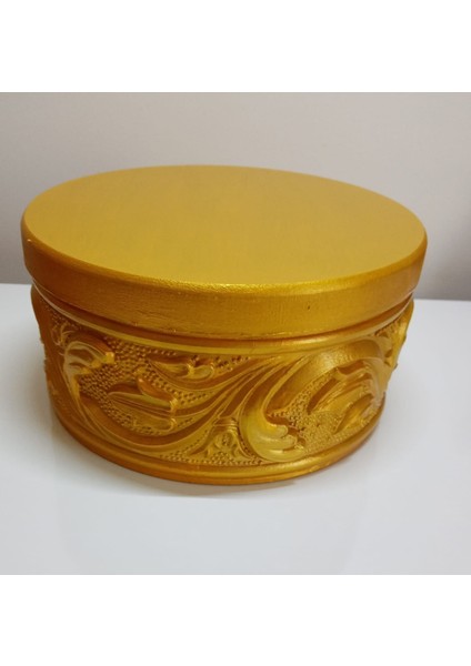 Ev Hediyesi Ofis Hediyesi Arkadaşa Doğum Günü Hediyesi Kabartmalı Ahşap Çok Amaçlı Saklama Kutusu-2