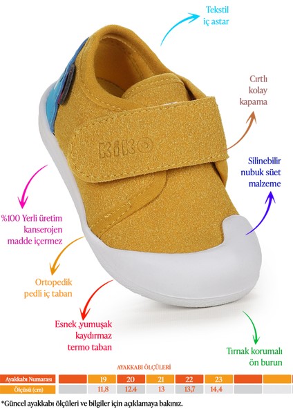 Catly Cırtlı Kız Bebek Ilk Adım Ortopedik Günlük Ayakkabı fiyatları