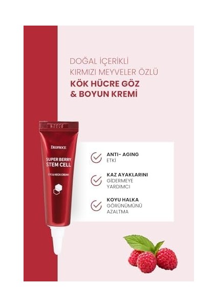 Deoproce Adenozin Içeren Göz Altı Koyu Görünümü Gideren Kırışıklık Karşıtı Göz ve Boyun Kremi 10 ml modelleri