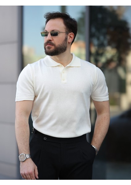 Basic Düğmeli Pamuklu Triko Tshirt fiyatları