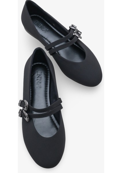 Irosa Kadın Babet - Siyah Nubuk fırsatları