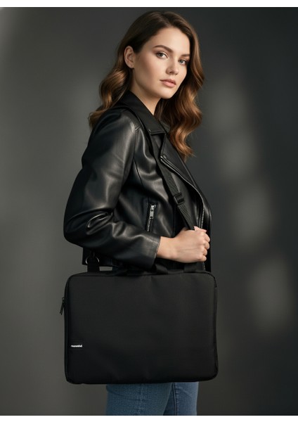 Omuz Askılı, Çok Bölmeli, Ipad, Samsung, Huawei, Lenovo ile Uyumlu 12”-14.6” Tablet Çantası