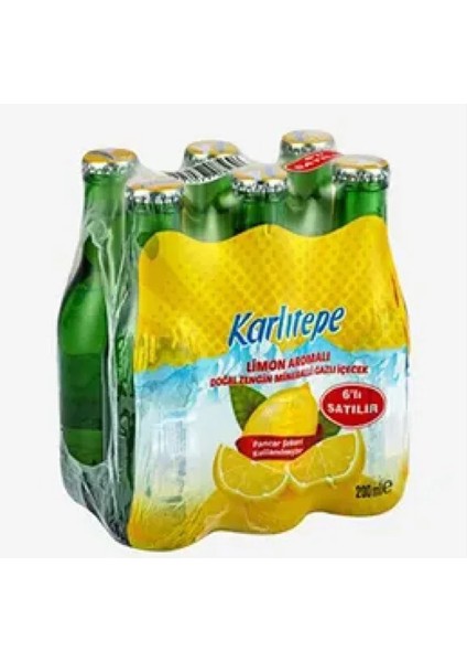 Limon Aromalı Maden Suyu 200 ml x 12