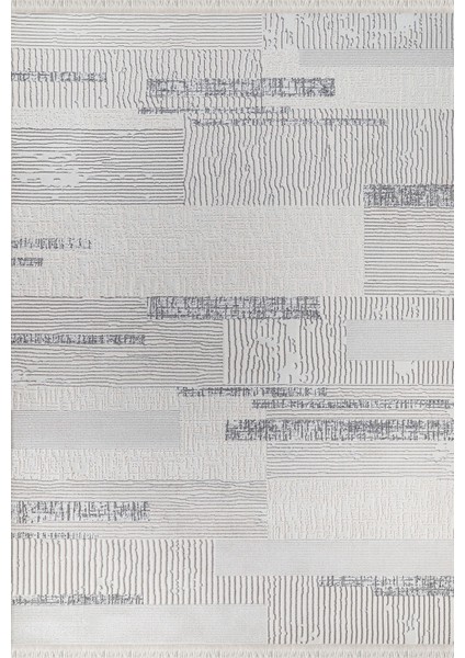 Beyaz Gri Polyester Halı Saçaklı Antibakteriyel Tozumaz Salon Oturma Çocuk Odası Yolluk fırsatları