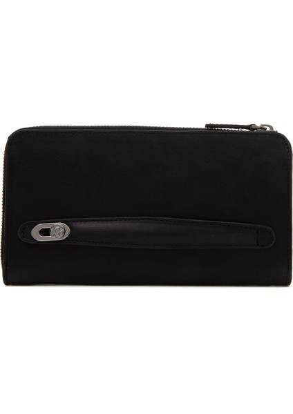 Erkek Siyah %100 Deri El Cüzdanı 50314136-VR046 fırsatları