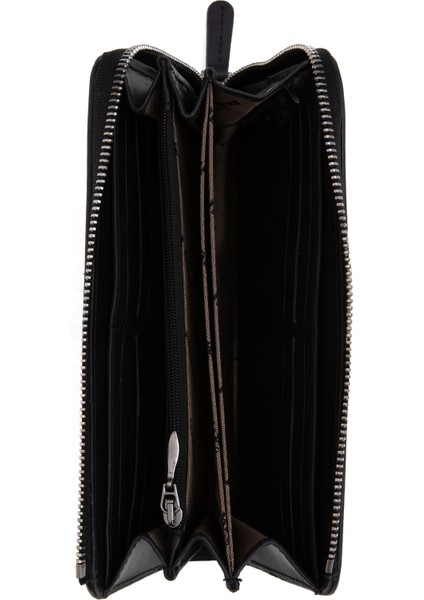 Erkek Siyah %100 Deri El Cüzdanı 50314136-VR046