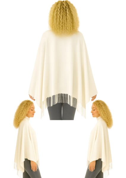 1 Adet Kadın Büyük Bedene Uygun Ekstra Yumuşak Dokulu Püskül Detaylı Kışlık Atkı Omuz Şalı modelleri