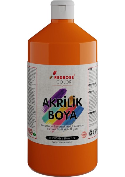 Rose Turuncu Akrilik 1000 gr