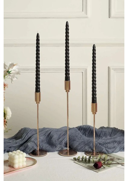 Şamdan Mum 3’lü Set