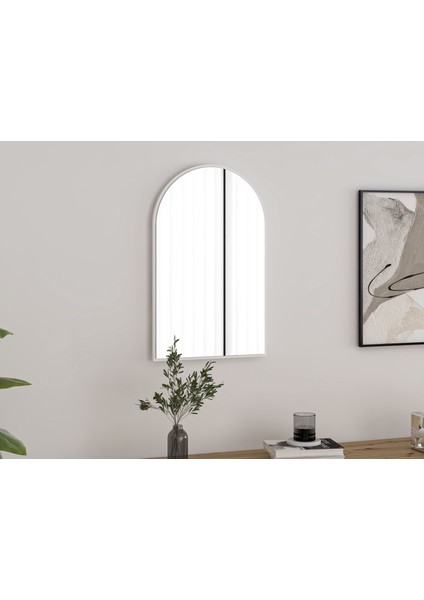 Lotus Konsol Aynası - Beyaz