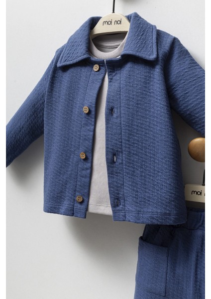 Moi Noi Ceketli Takım MNB5321 Navy Blue modelleri