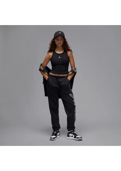 Jordan Brooklyn Fleece Tank Kadın Siyah Atlet