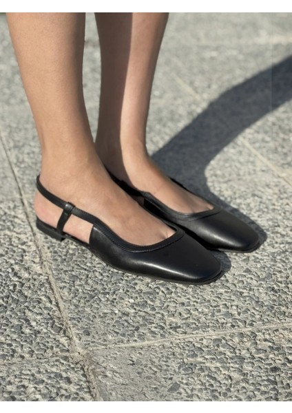 Ballerina Kadın Kısa Topuklu Babet Rahat ve Şık Günlük Tasarım Büyük Numara