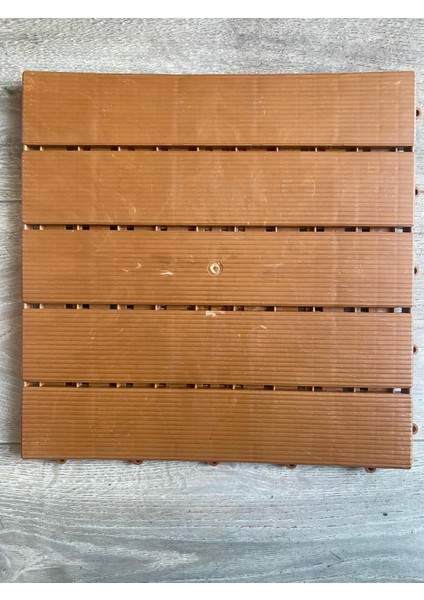 Plastik Deck – Ahşap Görünümlü Zemin Kaplama Karosu (30×30 Cm) (11 Adet) fiyatları