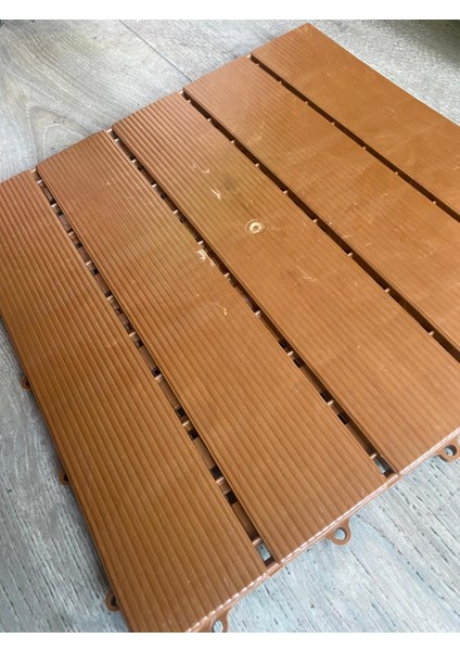 Plastik Deck – Ahşap Görünümlü Zemin Kaplama Karosu (30×30 Cm) (11 Adet) modelleri