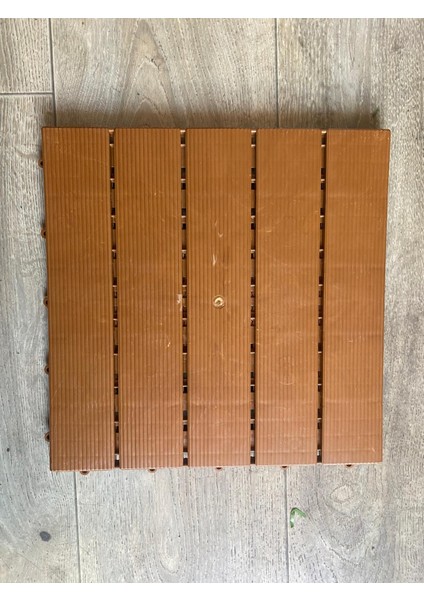 Plastik Deck – Ahşap Görünümlü Zemin Kaplama Karosu (30×30 Cm) (11 Adet) indirimleri