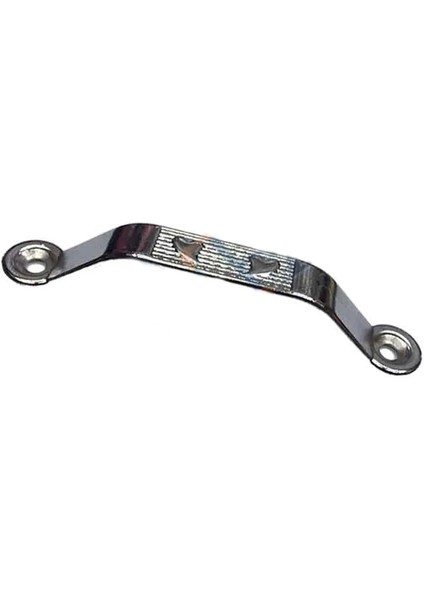 Dekoratif Zamak Kulp Dıştan - 64MM, Nikel, 1 Adet