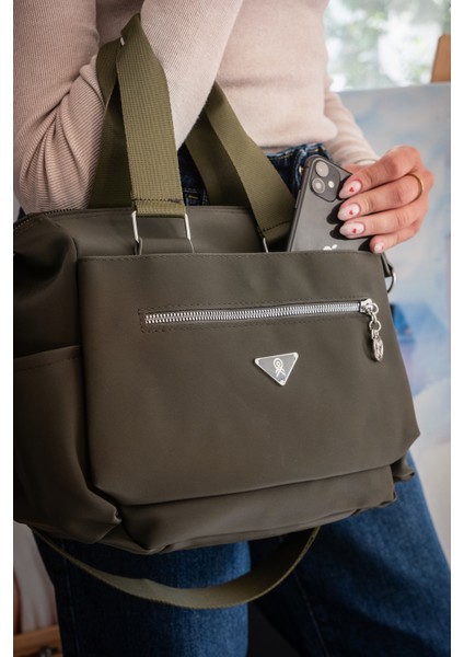 Astarlı Askılı 3 Bölmeli El ve Omuz Çantası 111004 fırsatları