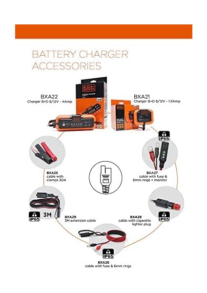 Stanley BXA29 12V Akü Şarj Ara Uzatma Bağlantı Kablosu 3metre fiyatları