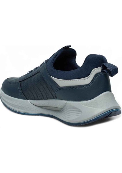Acropol 137-26 Deri Anatomik Erkek Sneaker Lacivert Gümüş modelleri