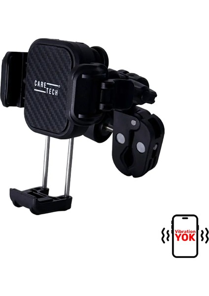 CT-M19 Telefon Tutucu Titreşim Önleyicili Motosiklet Gidon Ayna Montajlı Klipsli Su Geçirmez modelleri
