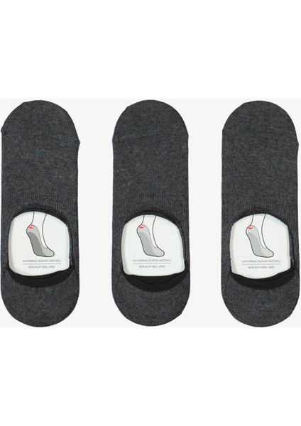 Unıted4 Erkek Gri 3'lü Çorap