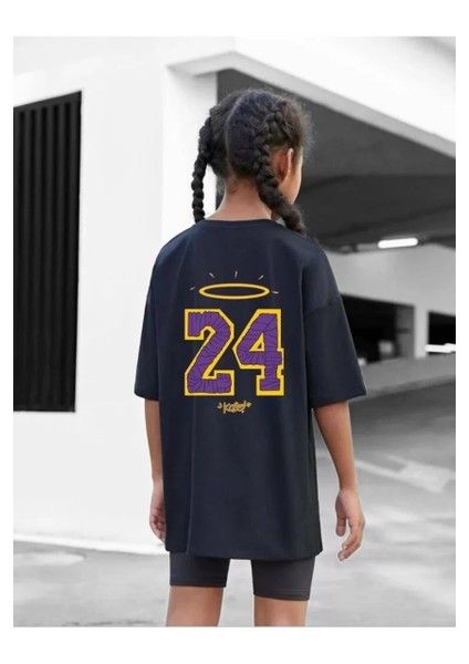 Çocuk Unisex Baskılı T-Shirt - Siyah fırsatları