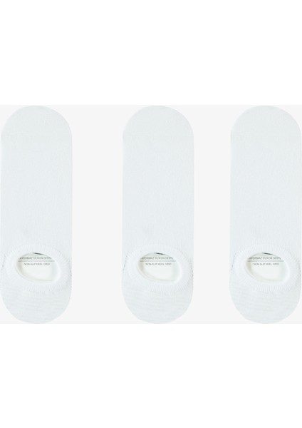 Unıted4 Erkek Beyaz 3'lü Çorap