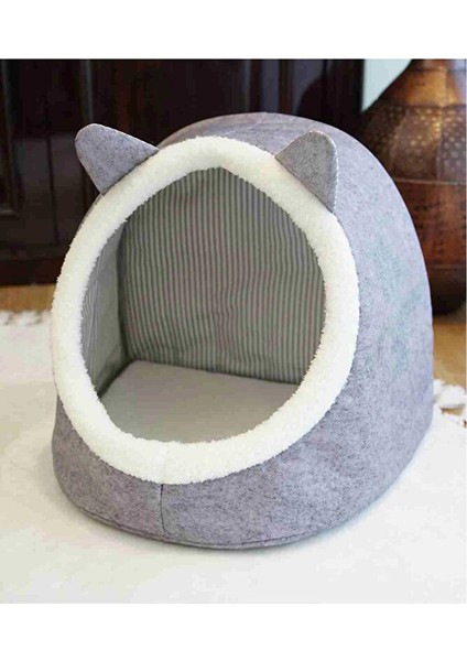 Kedi Köpek Evi Yumuşak Pofuduk Tabanlı Dekoratif Kompakt Tasarım 34X40X35 cm fırsatları