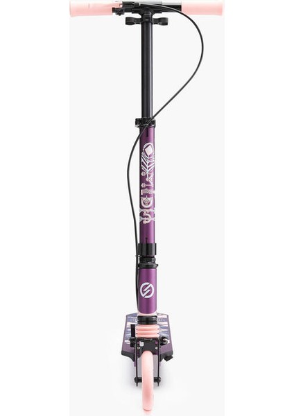 Çocuk Scooter - Süspansiyon ve Gidonda Fren - Mor - Mıd5 fiyatları