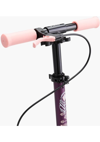Çocuk Scooter - Süspansiyon ve Gidonda Fren - Mor - Mıd5 modelleri