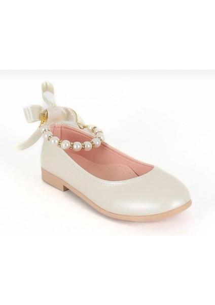 Beyaz Krem Ekru Babet Incili Babet Düğün Davet Doğum Günü Parti Ayakkabı Babet modelleri