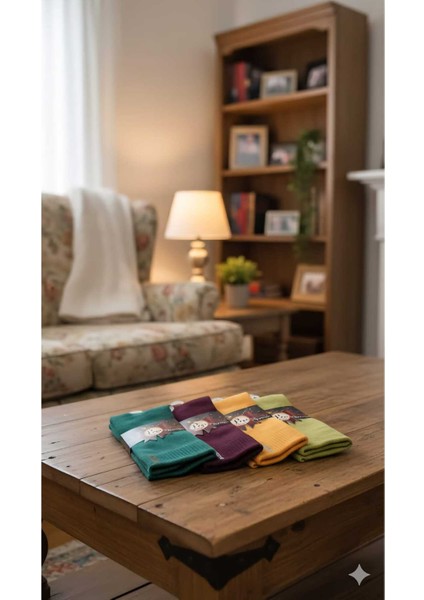 Thermal Havlu Çorap Asorti 4 Lü Paket