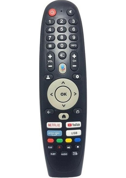 Model No 43ST1303 Ile Uyumlu Googlee Tv Kumandası-Mikrofonsuz