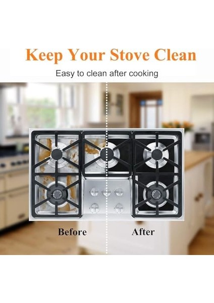 Adet Gazlı Ocak Koruma Matı, Brülor Koruma Pedi, Yeniden Kullanılabilir Gazlı Ocak Üst Kapakları, Mutfak Için, Kesilebilir, Temizlenebilir, Boyut 27 * 27 Cm, Siyah Renk fiyatları