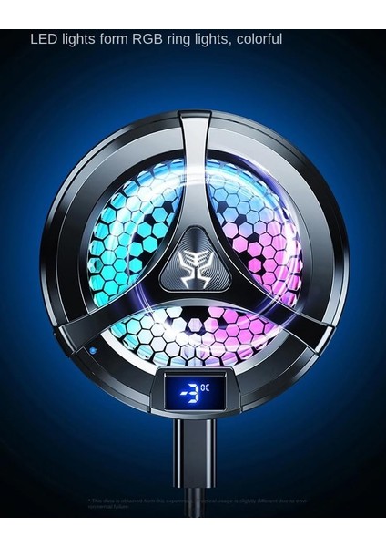 Uyumlu Profesyonel Kablolu Yarı Iletken Şok Buzlama Telefon Soğutucu Fan Gamer Oyuncu Radyatör Şok Soğutma Fanı Yeni Nesil Altı Çekirdek Teknoloji Soğutma Fanı (Zr-S9) fiyatları