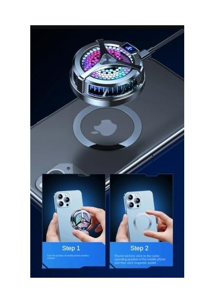 Uyumlu Profesyonel Kablolu Yarı Iletken Şok Buzlama Telefon Soğutucu Fan Gamer Oyuncu Radyatör Şok Soğutma Fanı Yeni Nesil Altı Çekirdek Teknoloji Soğutma Fanı (Zr-S9) modelleri