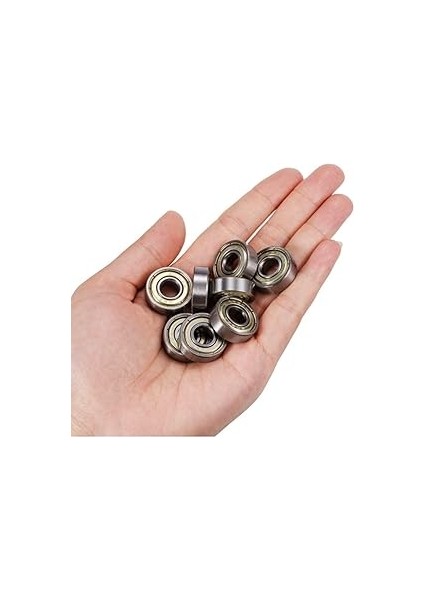 Magnet 5 Adet 608ZZ Rulman - Metal Mühürlü Çok Amaçlı Bilye Rulman - 8X22X7 Ölçülerinde indirimleri