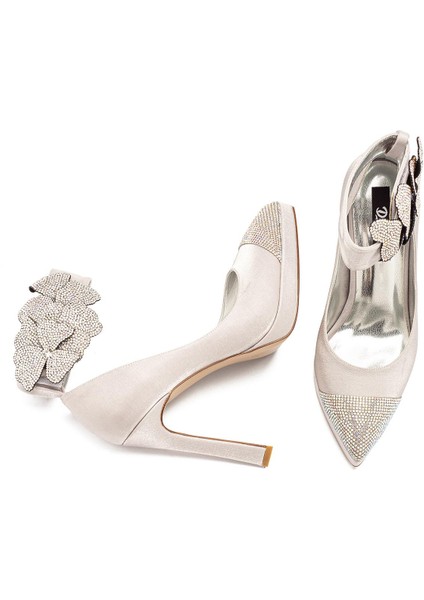 Kadın Özel Taşlı Bilekten Bağlamalı Yüksek Topuklu Platform Ayakkabı 6015 fırsatları