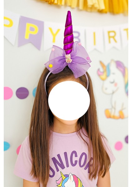 Unicorn Parti Tacı Kutlama Tacı Doğumgünü Tacı Kız Çocuk Taç fırsatları
