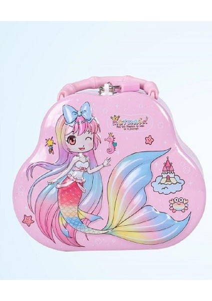 14 cm Asma Kilitli Metal Deniz Kızı Kumbara 2809 fiyatları