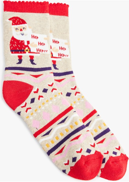Havlu Yılbaşı Temalı Soket Çorap fiyatları