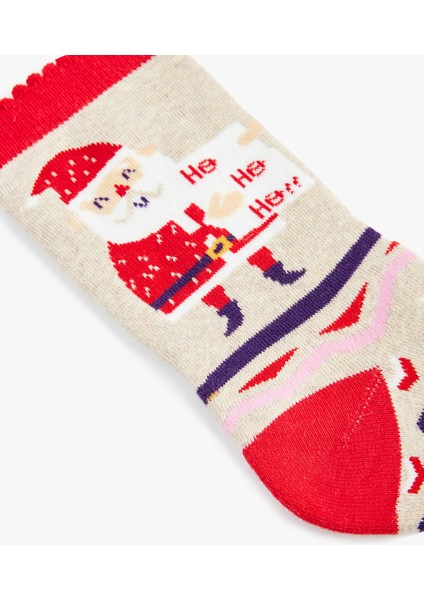 Havlu Yılbaşı Temalı Soket Çorap modelleri