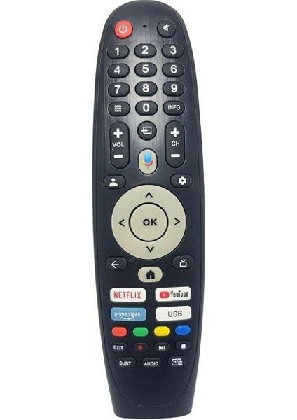 Model No 75ST3305 Ile Uyumlu Googlee Tv Kumandası-Mikrofonsuz