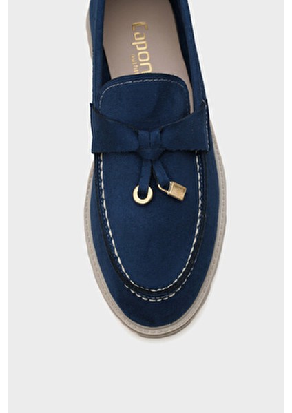 Kadın Loafer Düz Taban Suni Deri Günlük Ayakkabı 39 Numara